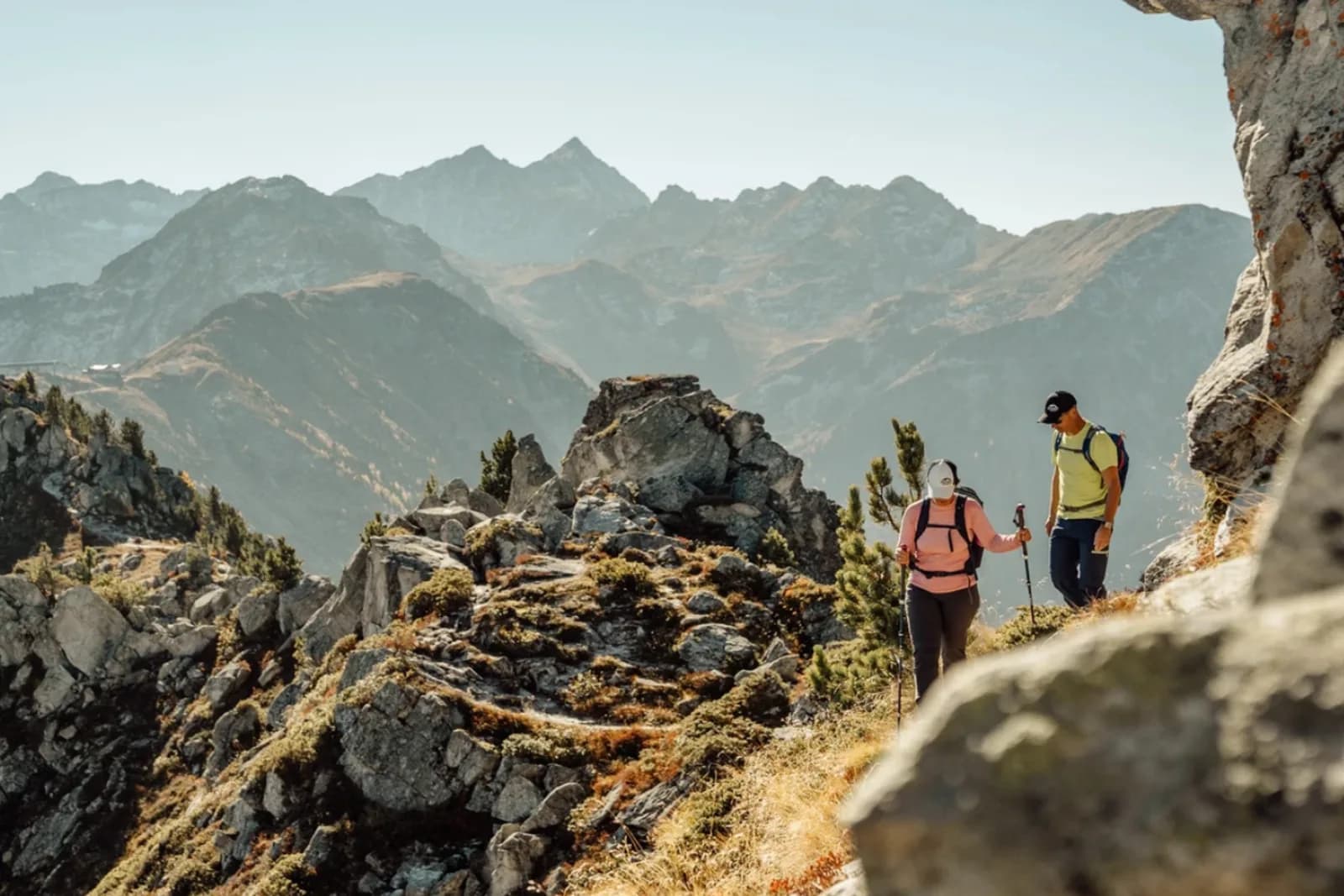 Mountain hiking