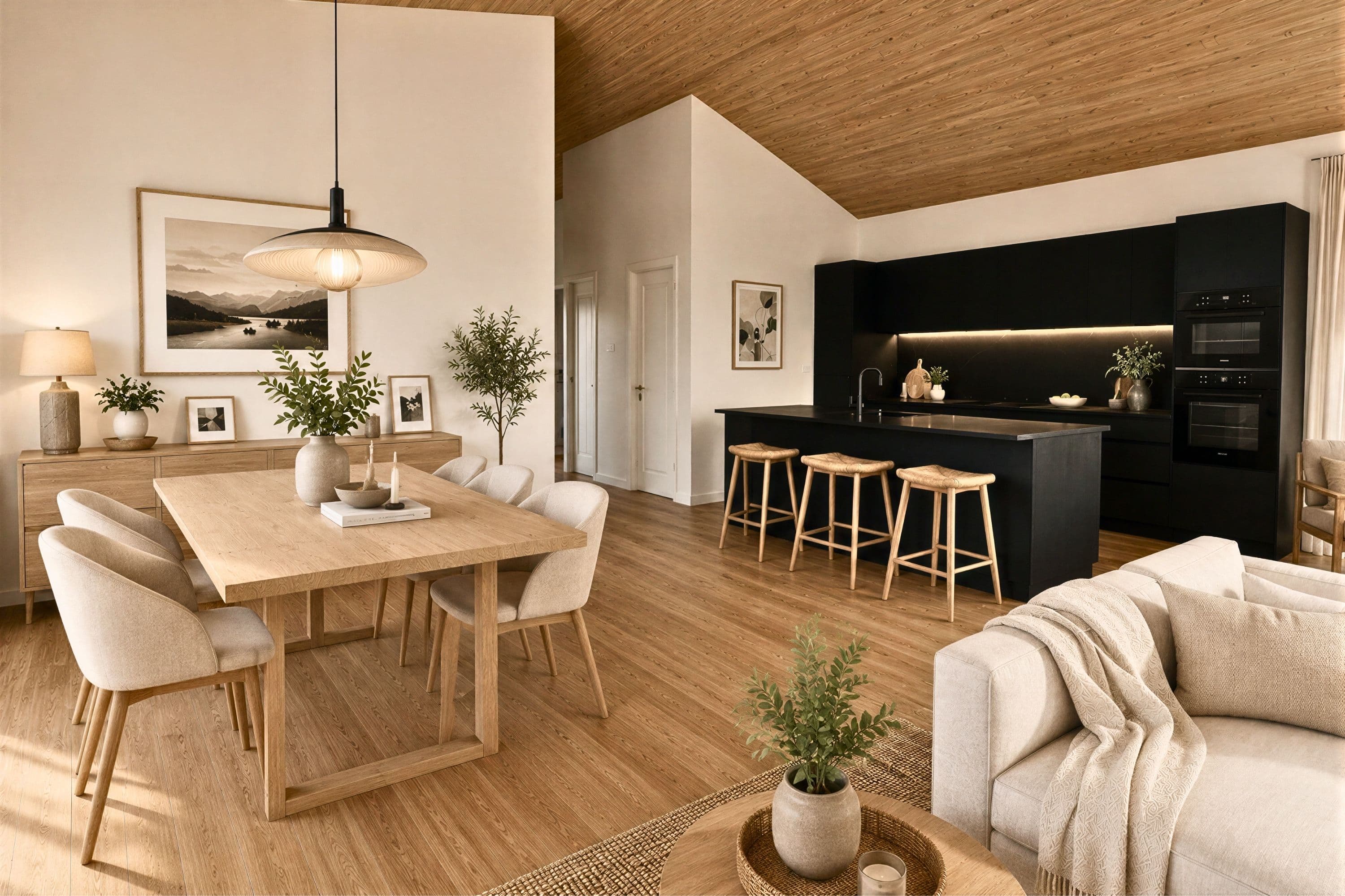 Maretset kitchen and dining space
