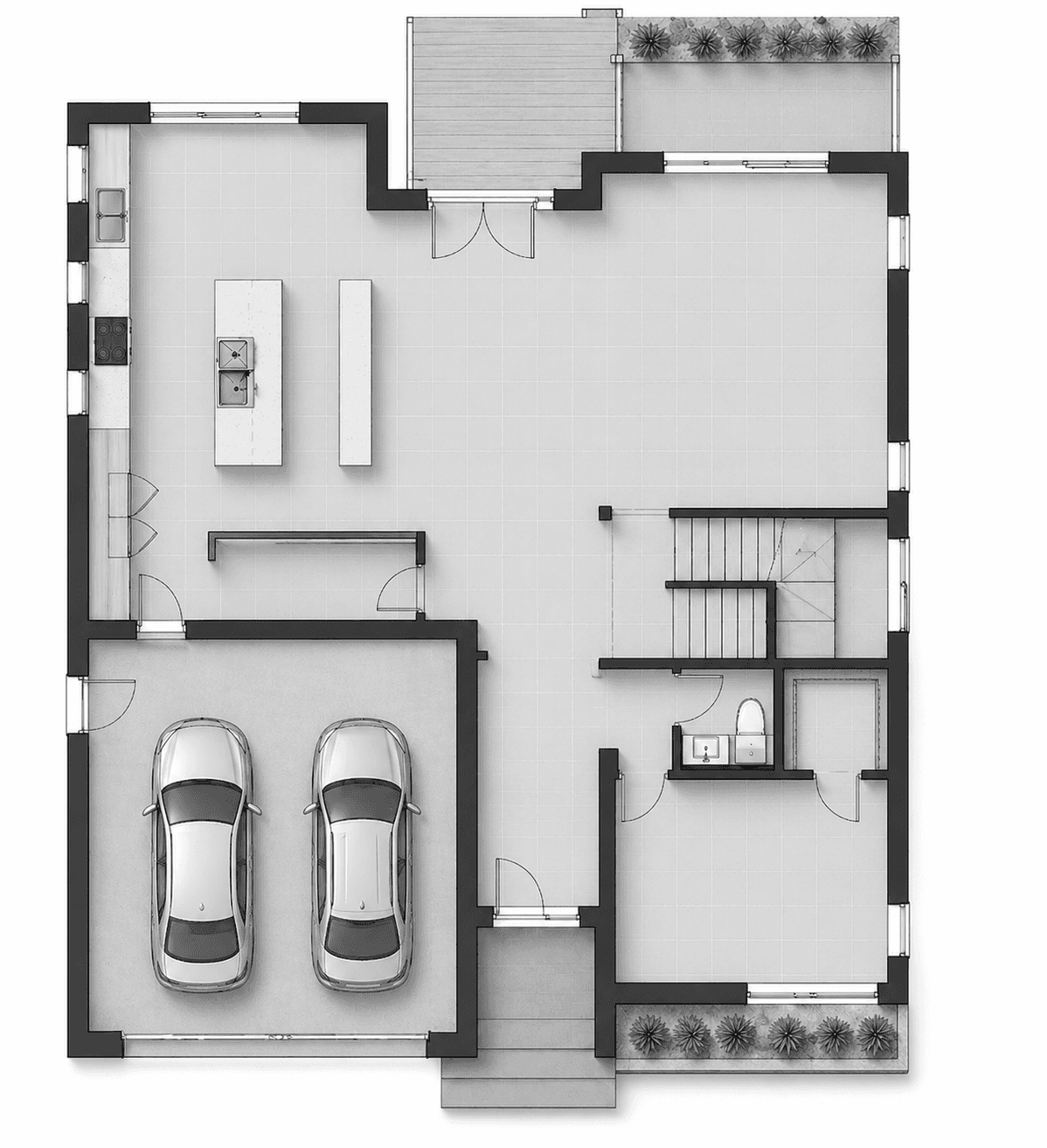 Luxury residence floor plan