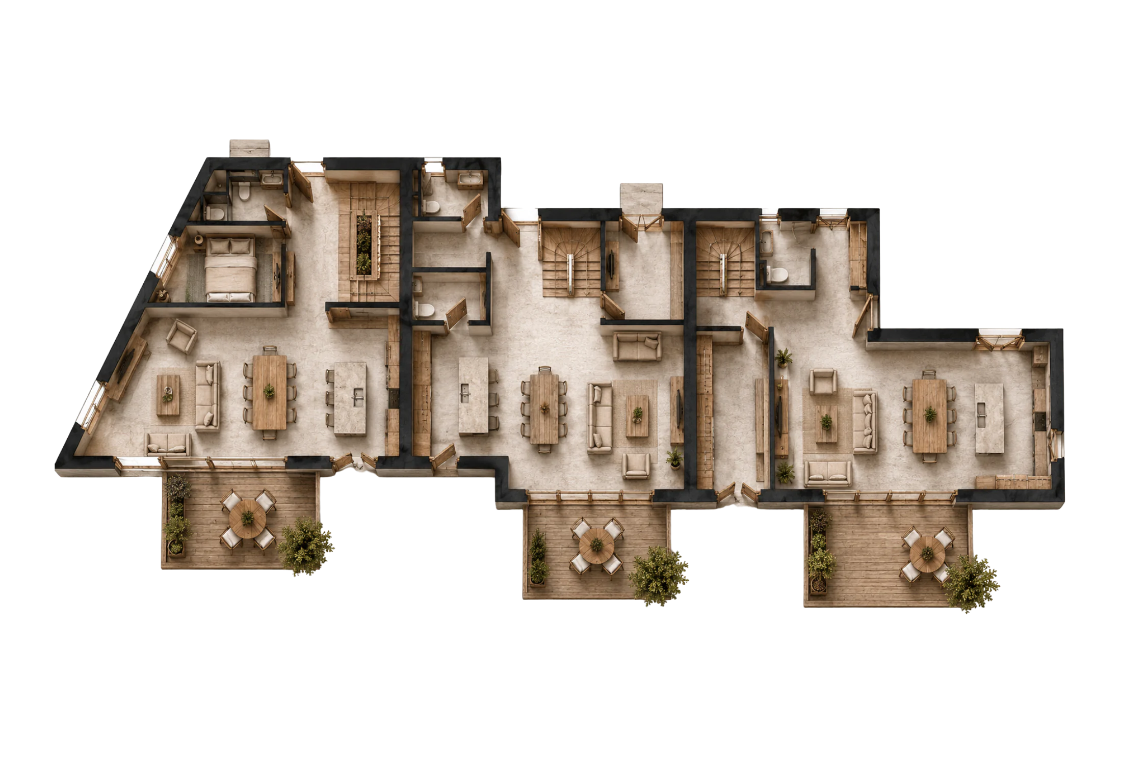 Plan de la residence